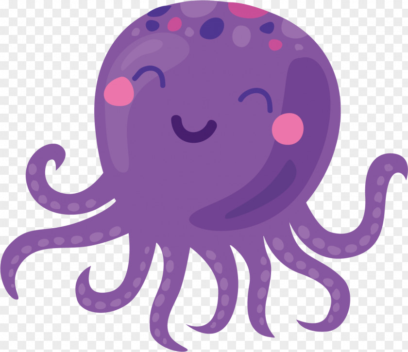 Coral Reef Clip Art Purple Octopus Image Drawing PNG