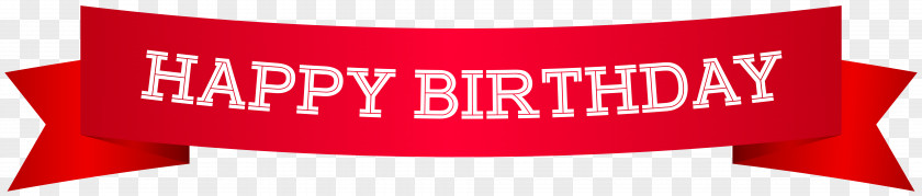 Happy Birthday Banner Red Clip Art Image PNG