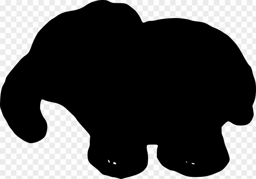 Indian Elephant African Clip Art Silhouette PNG