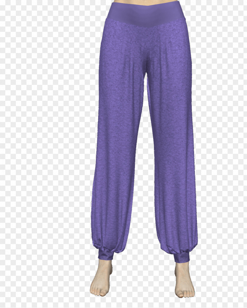 Pants Waist Purple Violet Leggings PNG